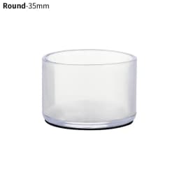 4 Pcs/Set Silicone Pads Transparent Table And Chair Leg PVC Caps Round Bottom Foot Cover Non-slip Furniture Floor Protector Pads