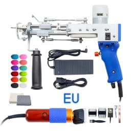 Tufting Gun 2 IN 1 Electric Carpet Tufting Gun Can Do Both Cut Pile and Loop Pile Hand Gun Carpet Weaving Flocking Power Tools