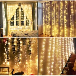 3/6M USB LED Curtain 8Modes Remote Control String Lights Holiday Wedding Fairy Garland Lights For Bedroom Living Room Decor