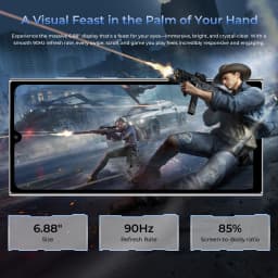 2026 NEW OUKITEL C61 GT 6.88" HD+ Smartphone, 16GB(4+12)+128GB, Android 15 Cell Phone for Samsung, 90Hz, 5150mAh Battery