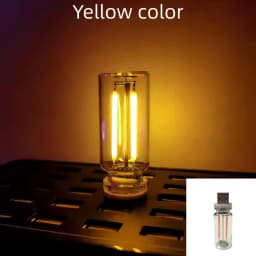 Halloween DecorAITHEA Led Glass Light Usb Night Light Bulb Touch Dimming Usb Night Light For Car Interior Bedroom Home Decor