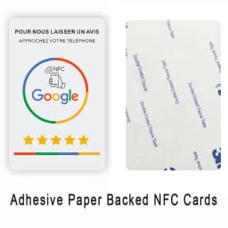 High Quality NFC Google Reviews NFC Card in German Dutch French Spanish English Polish Writing