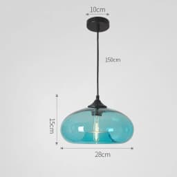 Modern Glass Pendant Lights for Restaurant Bar Shop Nordic Indoor Pendant Lamps Decoration Lighting Colorful Hanglamp