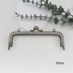 5pcs Flower Bud Head Square Purse Frame Antique Bronze Bag Kiss Clasp Metal DIY Bag Accessories 8.5 10.5 12.5 15 18cm