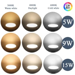 1-10pcs GX53 LED Bulb 5W 7W 9W 12W 15W 220V Reflector Disc Frosted Puck Light Cool Lighting 6000k LedS Lamp Lampara Foco
