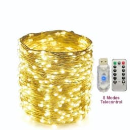 1Pack Fairy Light String Led Copper Wire String Light 5/10/20/30M Battery Powered For Bedroom Garden Party Wedding Decoration