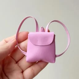 New 15-17cm Doll Handbag Lady Leather Bag PU Leather Purse Accessories Dollhouse Decoration Pretend Play Toy