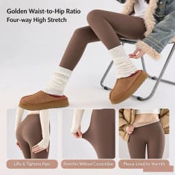 Fall Winter New Warm Fleece Lined Yoga Leggings Female High Waist Shaping Workout Sharkskin Leggings Elastic Tight Thermal Pants