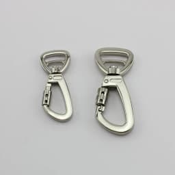 2-30PCS 16/21mm Silver Metal Detachable Snap Hook Trigger Clips Buckle for Leather Strap/ Belt Keychain Webbing Pet Leash Hooks