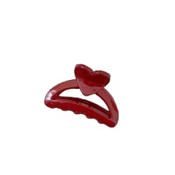 French Red Collection! small Grab clip feminine side bangs clip broken hairpin princess head clip hair Claw hair accessory