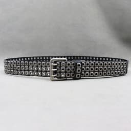 Designer Brand Belt Men Rivet Real Leather Pin Belt Male Black Rock Genuine Leather Cowhide Luxury Punk Belt Jeans