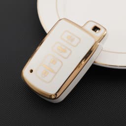For Toyota Camry Corolla RAV4 Highlander Avalon 2015 - 2017 4 Buttons Car Key Case Cover Smart Control Cover Shell Holder