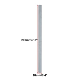 1pcs Ferrite Rod Buffer Rod Anti-Interference Ferrite Mandrel With Diameter Length 10×200mm Ferrite Bars Flat Profiles Parts
