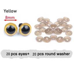 100/500 Pcs Black Safe Plastic Eyes Doll Eyes for DIY Dolls Making Toys Bear Eye Amigurumi Doll Accessories