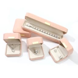 Wholesale Luxury Jewelry Gift Packaging Box Classic Design Octagon Microfiber Ring Earrings Jewelry Box