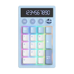 RK ROYAL KLUDGE M20 2.4 Wireless Numeric Keyboard 17 Keys PBT Keycaps RGB Gasket Knob Bluetooth Calculator Keypad Hot-Swappable