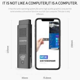 MOREFINE M1K Intel N5000 PDA Windows 11 DDR4 8GB 128G/256G SSD Dual Band WIFI BT4.2 Intel UHD Graphics 2× USB3.0 HDMI2.0 Mini PC