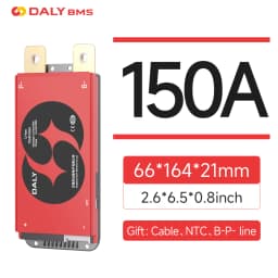 Daly Lifepo4 4S BMS Li-ion 18650 Battery 16S 48V 17S 20S 24S 60V 20A 40A 60A 100A 150A 200A 250A Scooter Balance with NTC