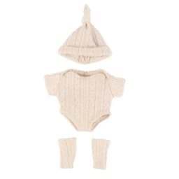 Doll Clothes for 8Inch 20cm Baby Dolls DIY Doll Accessories for Reborn Baby Dolls Sweater Jumpsuit Clothes for Mini Newborn Doll