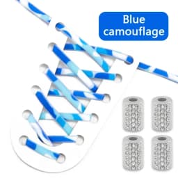 Elastic Round Printed Shoe Laces Diamond Metal Buckle No Tie Shoelaces Without Ties Shoelace for Sneakers Woman Man Shoestrings