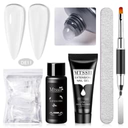 MTSSII 20m Extension Nail Gel Set Manicure Set Finger Quick Buliding Extension Gel Nail Polish Kit Soak Off UV Gel LED Nail Art