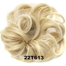 Zolin Synthetic Messy Curly Hair Bun Scrunchie Chignon Donut Elastic Rope Rubber Band Hair Bun Pad Updos Hairpiece