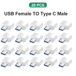 NNBILI Type C to USB Adapter 3.0 USB-C 3.1Male OTG A Female Data Connector For MacBook Pro iPad Mini 6/Pro MacBook Air C Devices