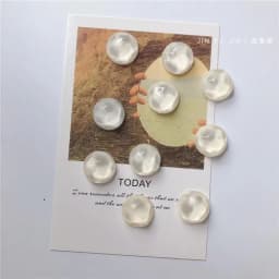 Circular Magnetic Buckle Refrigerator Magnet Hole Plate Photo Magnet Decoration Magnet