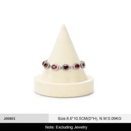 WoodTen Cone Bracelet Display Stand Ring Bangle Anklet Chain Necklace Jewelry Display Prop Storage Rack Bracelet Jewellery Props