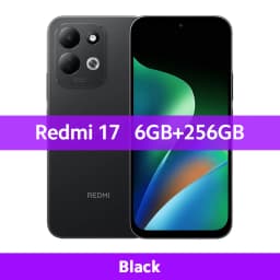 Global Version Xiaomi Redmi 17 Smartphone 128G / 256G ROM 120Hz 6.9" Display 50MP 45W Turbo Charging 7500mAh MTK Helio G91-Ultra