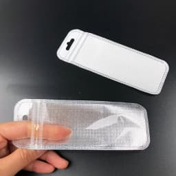 30pcs Long Laser Plastic Self Sealing Storage Bag Necklace Display Colorful Ziplock Pouch Zip Zipper Lock Bags Jewelry Packaging
