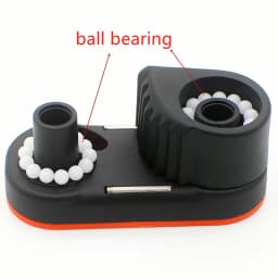 2 Row Ball Bearing Cam Cleat Pilates Equipment Pulley Rope Clamp Marine Boat Fast Entry Rope Wire Fairlead Sailing Sailboat