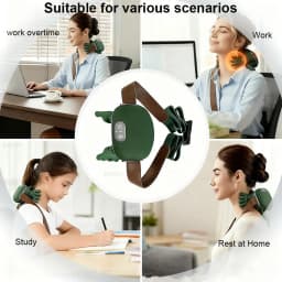 Neck Massager Electric Deep Tissue 4D Kneading Simulated Human Hand Massager for Neck Shoulder Pain Relief Muscle Relax Massager
