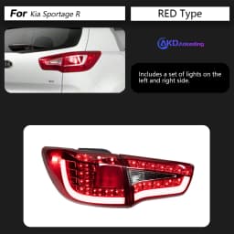 Car Lights for Kia Sportage R LED Tail Light 2012-2015 Sportage Rear Stop Lamp Brake Signal DRL Reverse Automotive Accessories