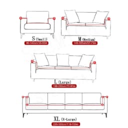 Solid Color Elastic Sofa Covers for Living Room Spandex Sectional Corner Sofa Slipcovers Couch Chair Cover 1/2/3/4 Seater