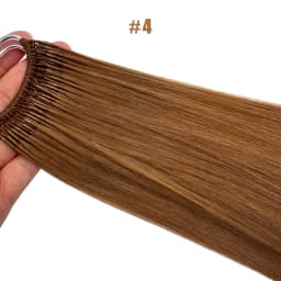 Straight Korea Popular Cotton String Twins Tip Hair Extensions Brazilian Remy Hair 0.5G/Pcs Keratin I-Tip Human Hair For Woman