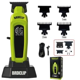 Professional Electric Hair Clipper BRD 106 with Base 7500RPM Hair Trimmer for Man DK-078 DLC Blade 7200RPM Barber Shop 2PC Set