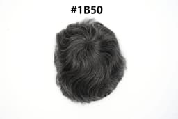 Os21 0.03-0.04mm NG Clearance Thin Skin Toupee Capillary Prothesis Hair Piece For Men Hair Replacement System V Loop Men Toupee
