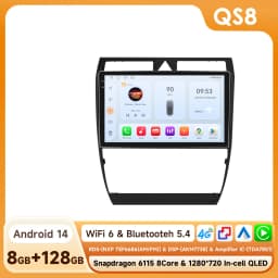 Hizpo Wireless CarPlay Android Auto Radio For Audi A6 C5 2 RS6 S6 1997 - 2004 4G Car Intelligent Systems Multimedia GPS 2din RDS