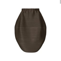 Miyake Fold 2025 Spring And Summer New Half Skirt Fashion With Solid Color High-waisted High-end Women Skirt