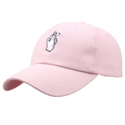 Fashion Cotton Hand Rose Love Gestures Finger Snapback Hats Baseball Caps for Men Women Adjustable Adult