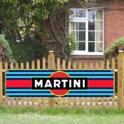 60X240cm Martinis Super Racing Car Banner Flag Polyester Printed Garage or Outdoor Decoration Tapestry