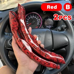 38cm Car Steering Wheel Covers Booster Micro Fiber Leather Auto Interior Decorative Accessories Universal Carbon Fiber Looking