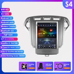 Android Car Radio for Ford Mondeo 4 Galaxy 2006 - 2010 Multimedia Stereo 9.7inch Vertical Screen Carplay Auto Android Headunit