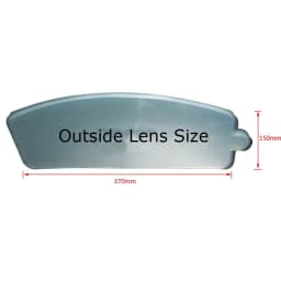 Replacement Sandblasting Helmet Safety Shields PVC Lens for Sandblaster Helmet TS-02B