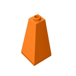 Gobricks GDS-733 ROOF TILE CORNER 2X2X3/73 compatible with lego 3685 children's DIY Educational Building Blocks Technical