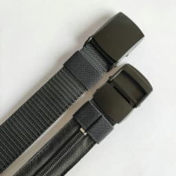 High Quality Canvas Men Belt New Alloy Buckle Nylon Hidden Money Belt Women's Outdoor Zipper Wallet Safety
