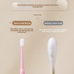 100pcs Eyelash Cleaning Brushes Micro Cotton Swab Individual Removing Makeup Brush Eyelashes Microbrush Beauty Clean Tools