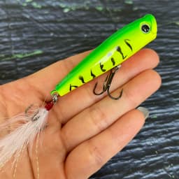 7g 65mm Surface Popper Fishing Lures Long Casting Artificial Hard Bait Topwater Pencil Swimbait Wobblers for Pike Perch Supplies