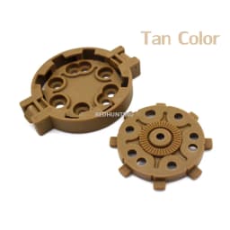 Gun Holster Molle Quick Disconnect Kit 360 Degree Angles Platform Holster Adapter for Glock 17 19 22 23